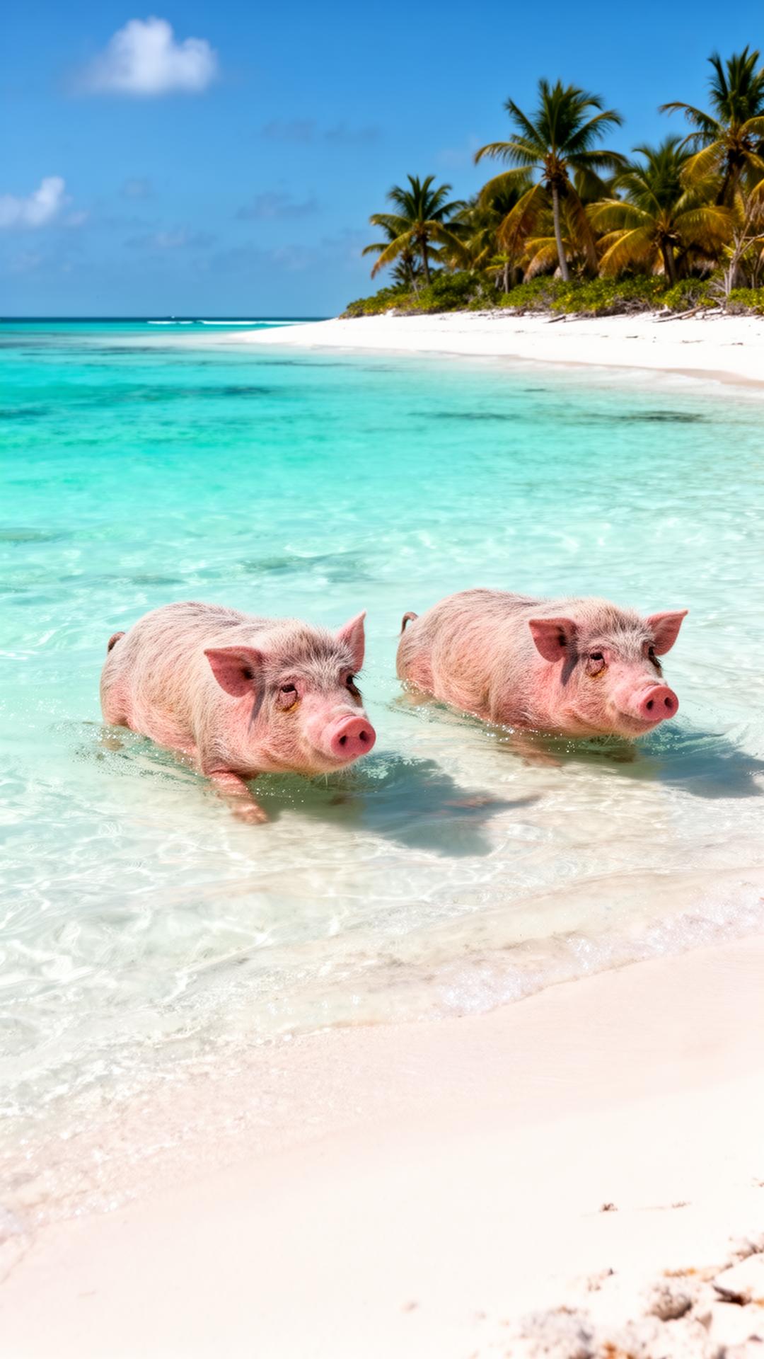 Athol Island & Pig Beach — Bahamas day charter