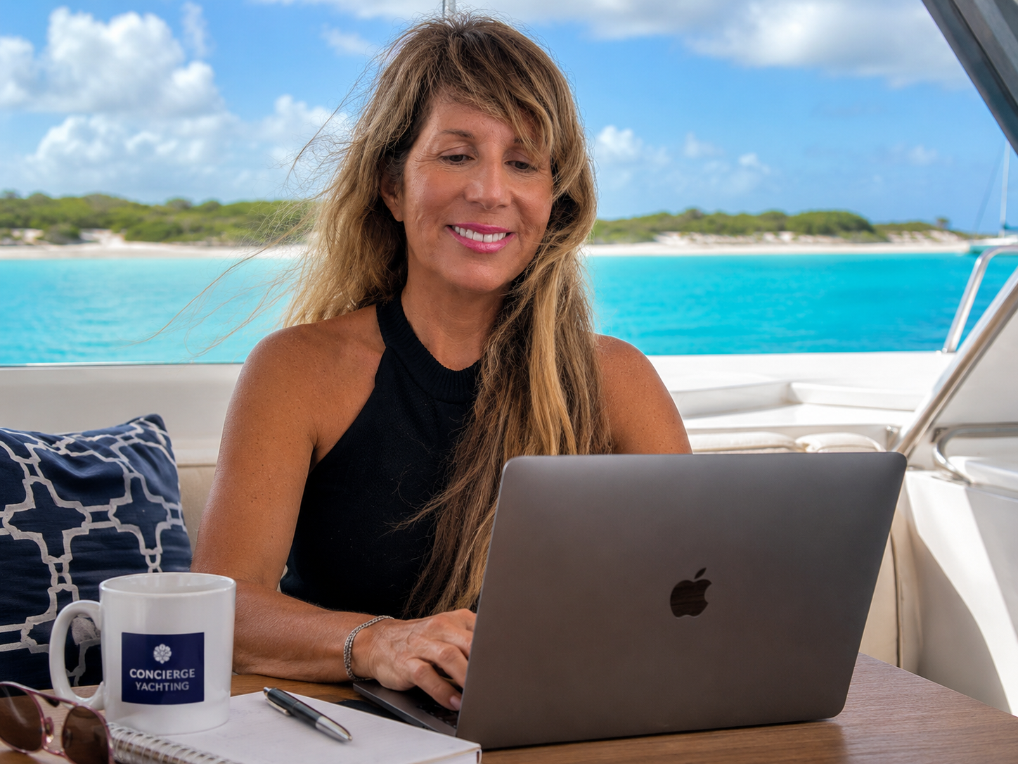 Elizabeth, founder of Concierge Yachting